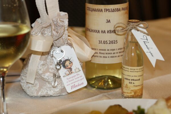 Персонализирани стикери за кръщене, сватба и годишнина